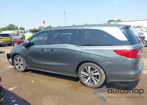 2019 Honda Odyssey Elite z USA, uszkodzony, nr VIN 5FNRL6H97KB094676